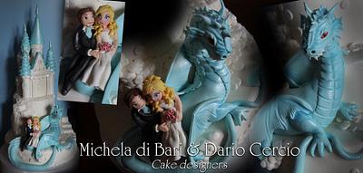 Castle & dragon wedding cake ♥ - Cake by Michela di Bari