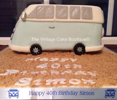 VW Camper Van Cake - Cake by The Vintage Cake Boutique 