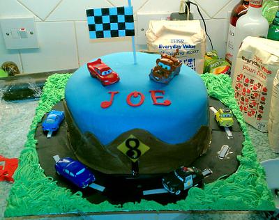 Cars 2 cake - Cake by kellywalker123