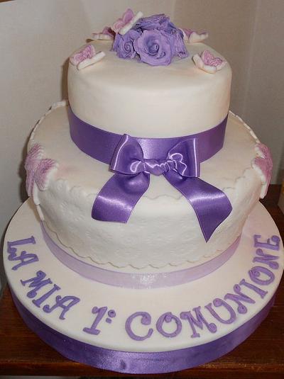 First Communion.. - Cake by Martellotta Vanessa