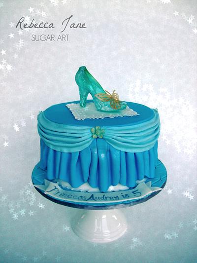 New Cinderella Glass Slipper Cake - Cake by Rebecca Jane Sugar Art