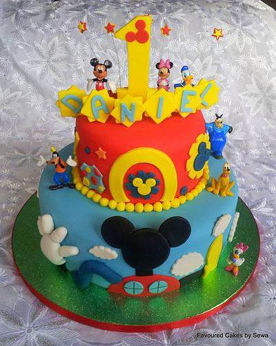 Micky Mouse Clubhouse - Cake by Favoured Cakes