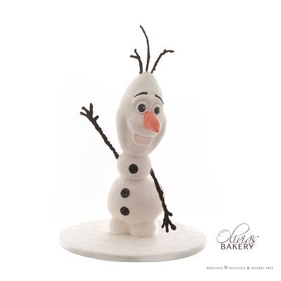 Frozen's Olaf 3D - Cake by Olivia's Bakery