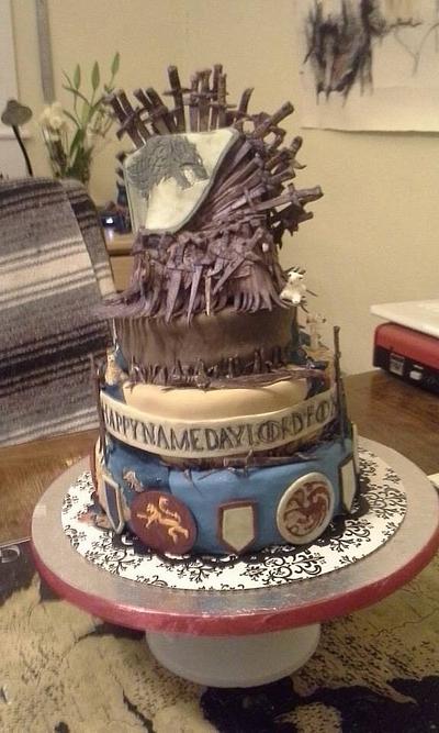 Name Day Game of Thrones Cake - Cake by Debi Fitzgerald