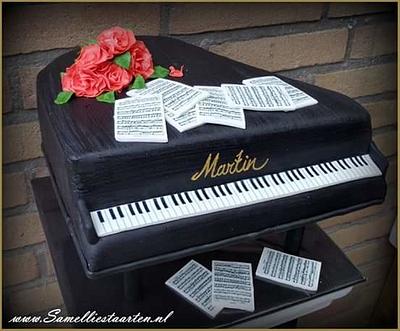 Piano cake - Cake by Sam & Nel's Taarten