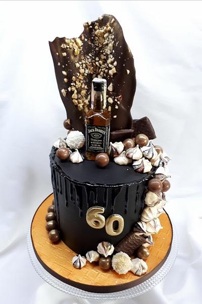 birthday ganache cake - Cake by Kaliss