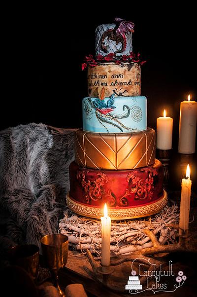 Game of Thrones inspired wedding cake - Cake by Kathryn
