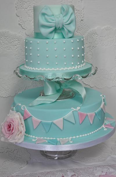 Tea Party Wedding Cake - Cake by Rachel Leah