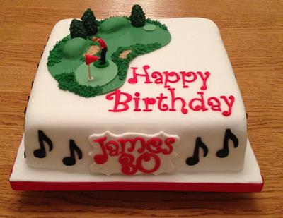 30th Cake for James - Cake by Roberta