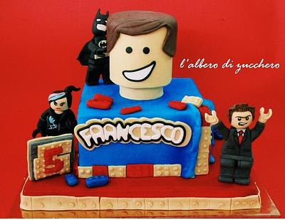 Lego Movie Cake  - Cake by L'albero di zucchero