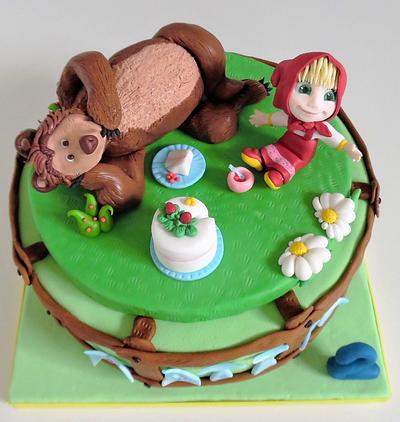 Masha and the bear - Cake by Clara