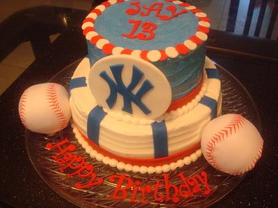 NY Yankees - Cake by Monsi Torres