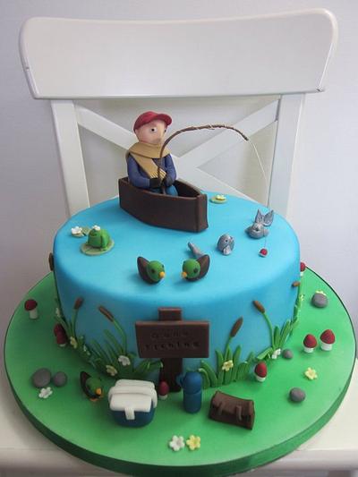 Fishing cake - Cake by teresascakes