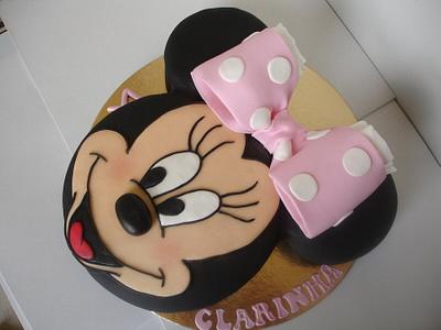 Minnie 1 - Cake by Vera Santos