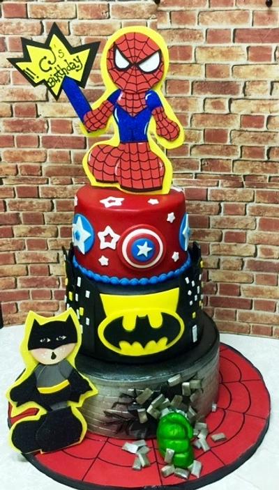 Super Heroes Cakes - Cake by Fun Fiesta Cakes  