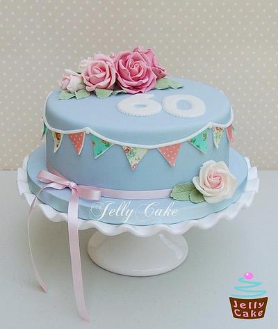Cath Kidston Vintage Birthday Cake - Cake by JellyCake - Trudy Mitchell