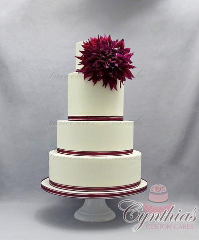 Elegant wedding cake - Cake by Cynthia Jones