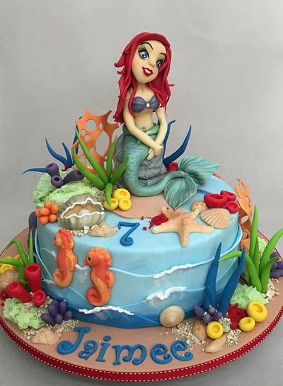 The Little Mermaid - Cake by Cakes by Pat