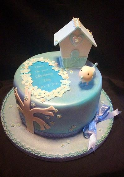 Oscar's christening cake - Cake by Cakes by Deborah