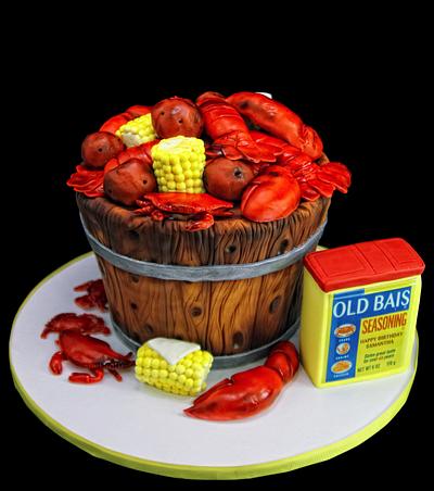 Crab Boil Cake - Cake by Orlando Leon