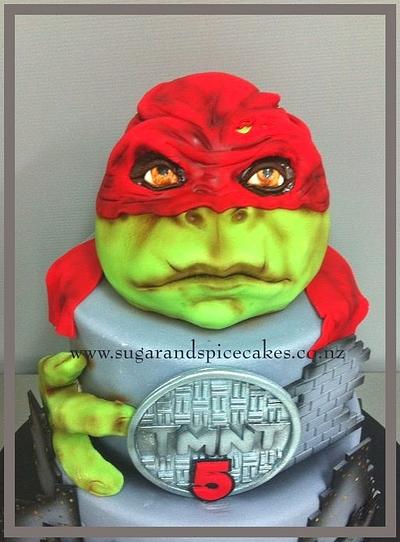 Raphael Ninja Turtles Movie 2016  - Cake by Mel_SugarandSpiceCakes