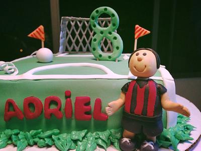 Soccer cake - Cake by The Whisk by Karla 