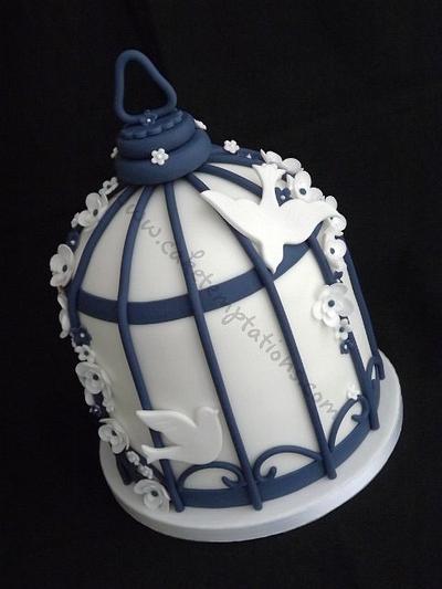 Birdcage cake - Cake by Cake Temptations (Julie Talbott)