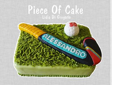 Field hockey cake - Cake by Piece of cake by Lidia Di Gregorio (Italian cakes)