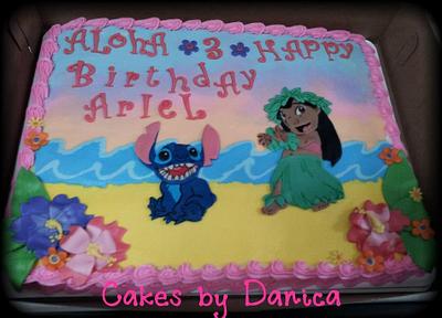 Lilo & Stitch - Cake by Chittenango Cakes