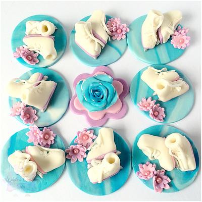 Figure Skating Cupcakes - Cake by Sabrina - White's Custom Cakes 