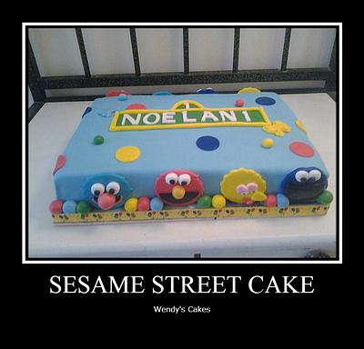 Sesame Street - Cake by Wendy Lynne Begy