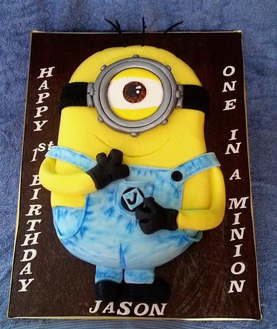 One in a Minion - Cake by The Custom Piece of Cake