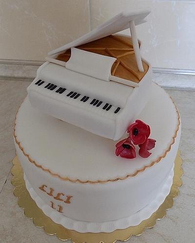 Piano - Cake by cicapetra