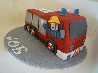 Fireman Sam (style 2) - Cake by The Faith, Hope and Charity Bakery