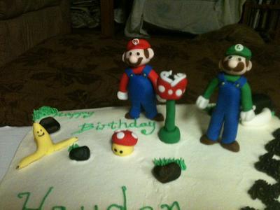 Mario Bros. - Cake by Teresa James