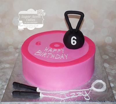 Workout Bday - Cake by Sugar Sweet Cakes