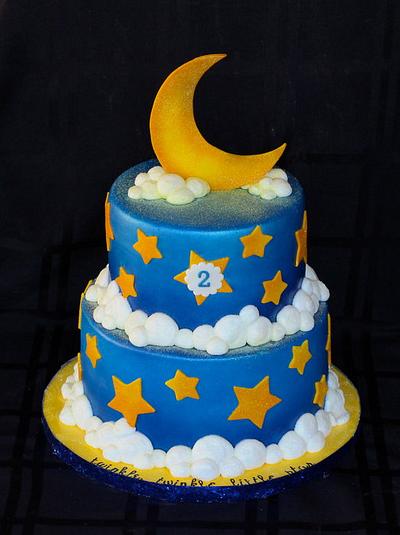 Twinkle, Twinkle Little Star Cake - Cake by Cuteology Cakes 