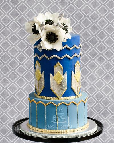 Art Deco style cake  - Cake by Hima bindu
