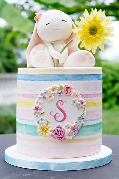 Springtime Bunny - Cake by Cakes! by Ying