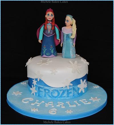 Frozen themed cake - Cake by MicheleBakesCakes