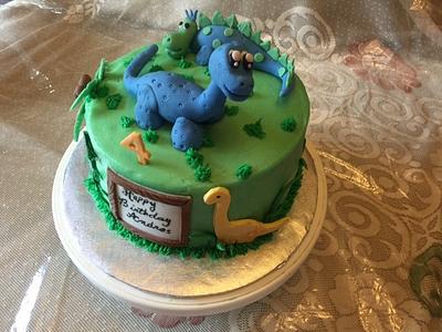 Andres' Dinosaurs - Cake by Julia 