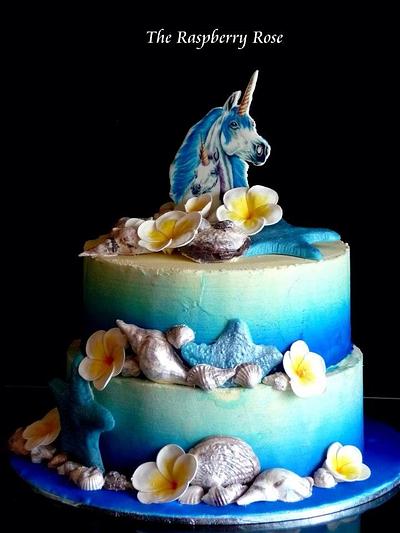 Beach Wedding Cake - Cake by TheRaspberryRose