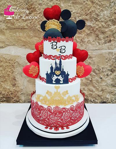 Disney themed wedding cake  - Cake by Gâteau de Luciné