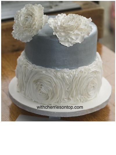 My wedding cake - Cake by WithCherriesOnTop