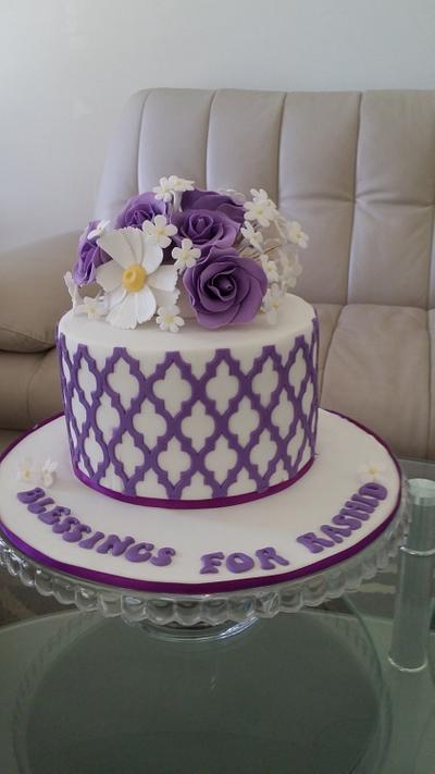 Pretty purple - Cake by cakeartbysid 