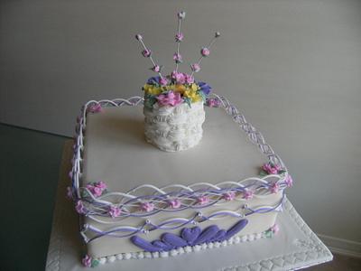 String work - Cake by Fazia