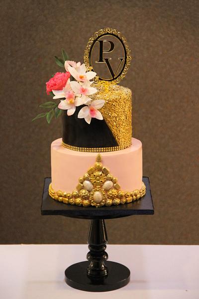 Sequins and Jewel Cake !  - Cake by Signature Cake By Shweta
