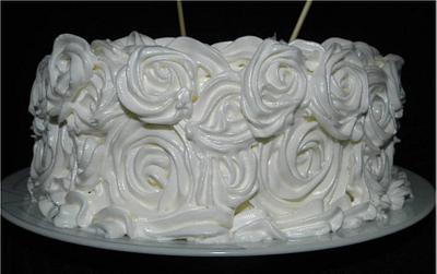 My White Flowers Cake - Cake by LiliaCakes