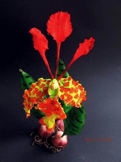 Psicothis krameriana orkid - Cake by rosycakedesigner