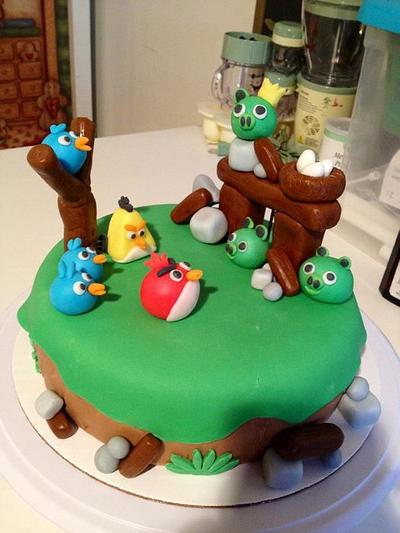 Angry birds - Cake by Sweet cakes by Jessica 